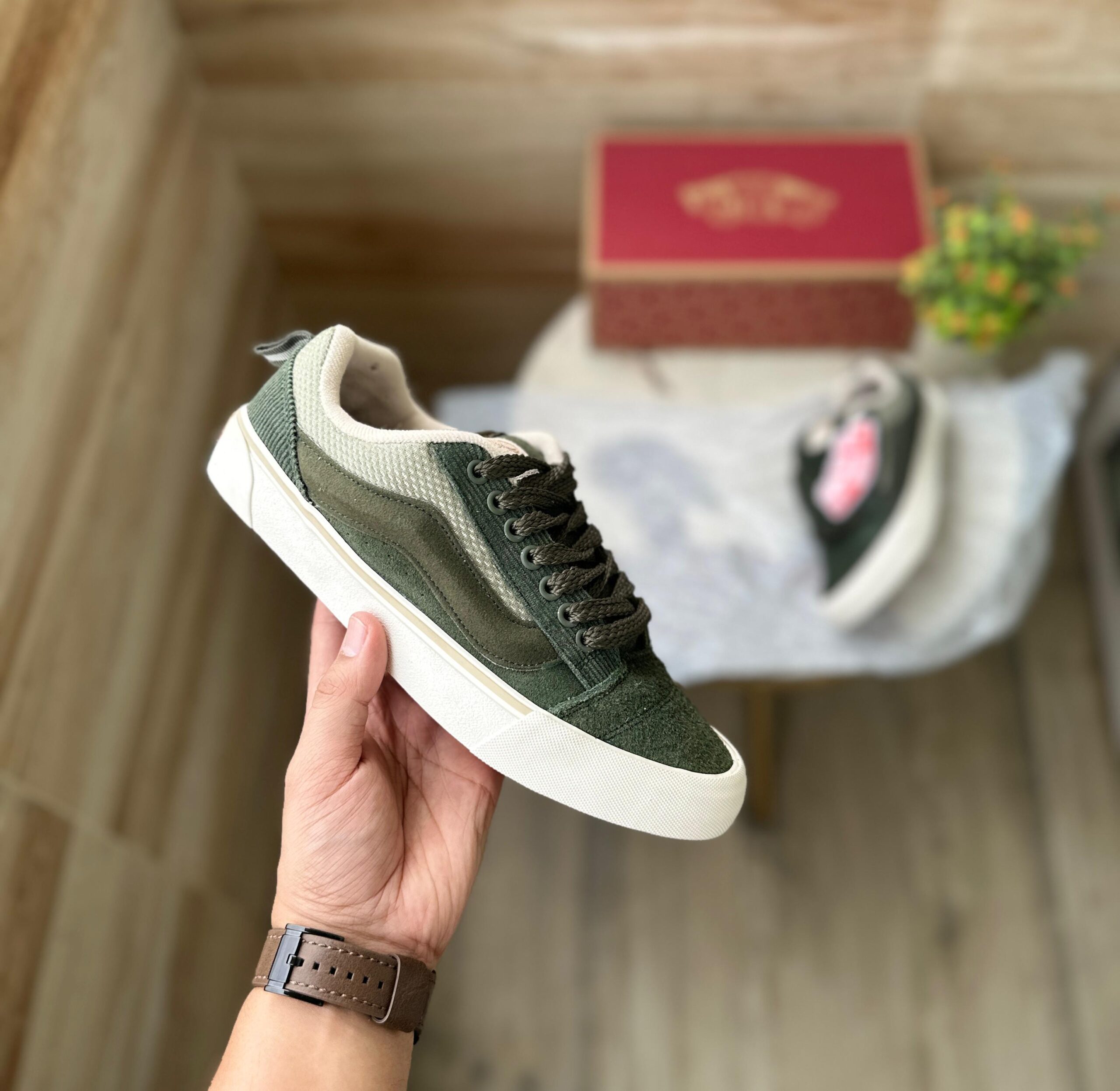 Vans Old Skool Knu Olive Green