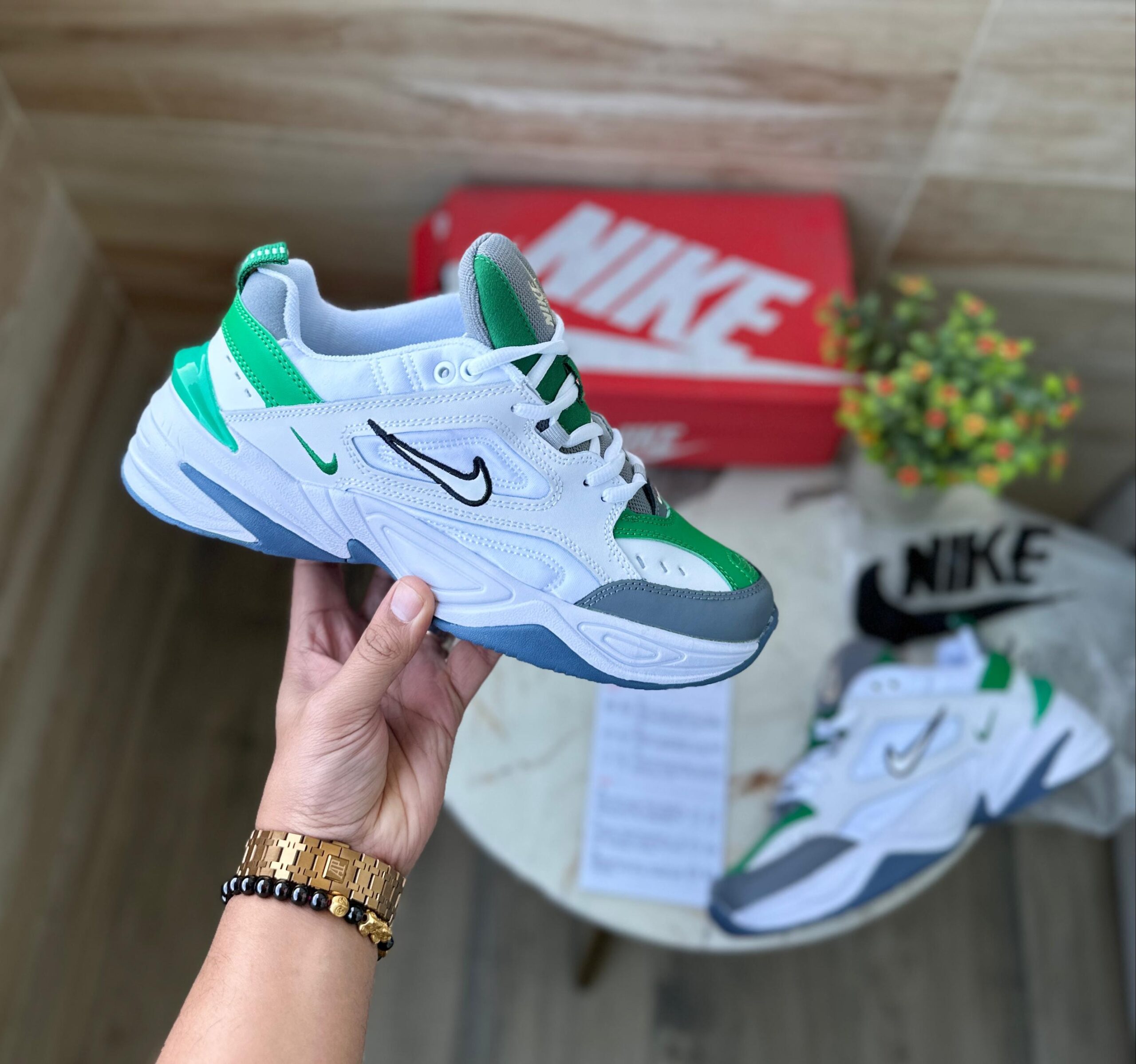Nike M2K Tekno Chunky Green